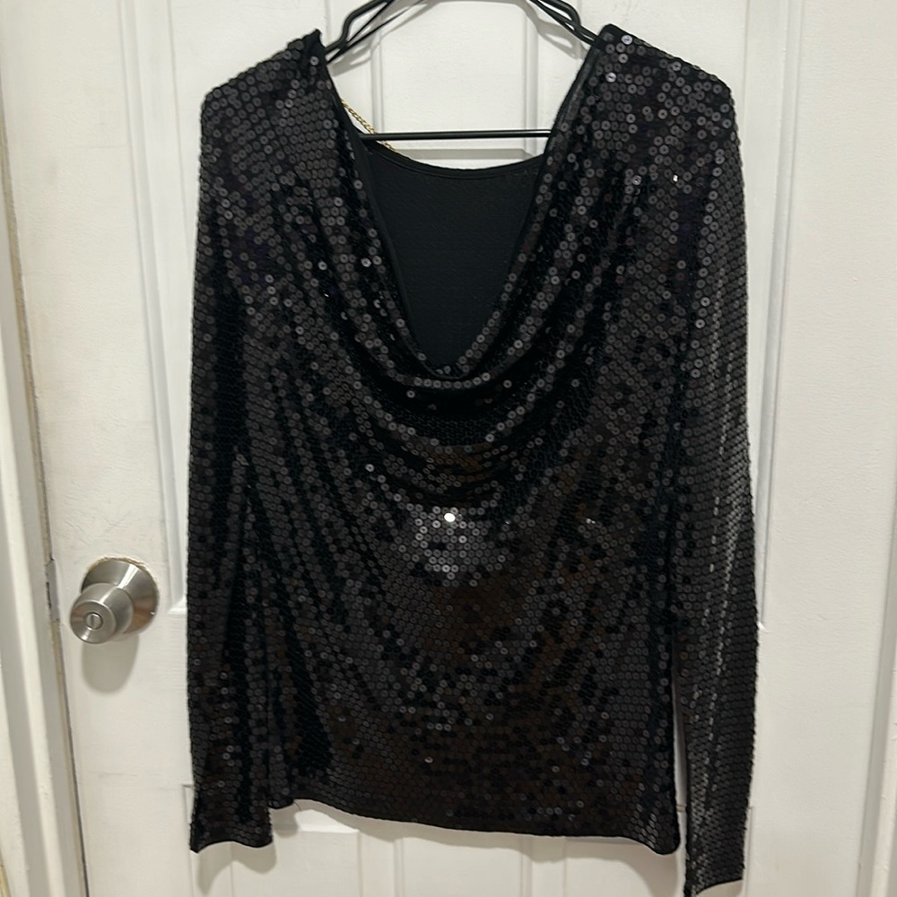 NWT Michael Kors Sequin Blouse